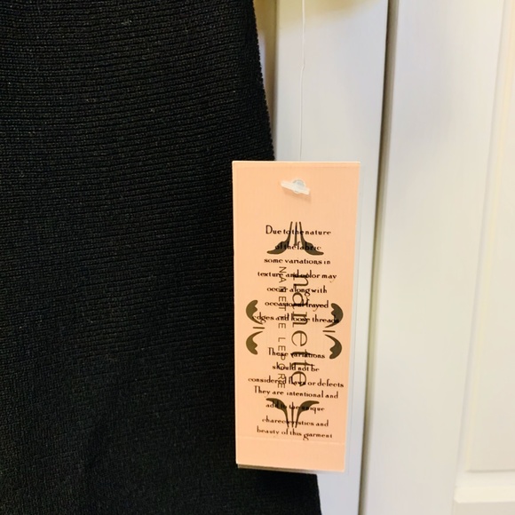 NWT Nanette Lepore - Lace Trim Sweater Dress  M - Picture 4 of 9